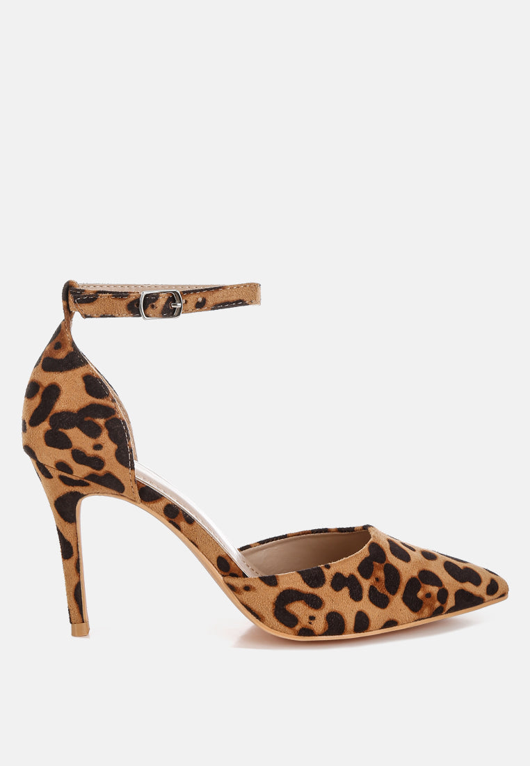 Dolona Leopard Print Stiletto Heel Sandals-0